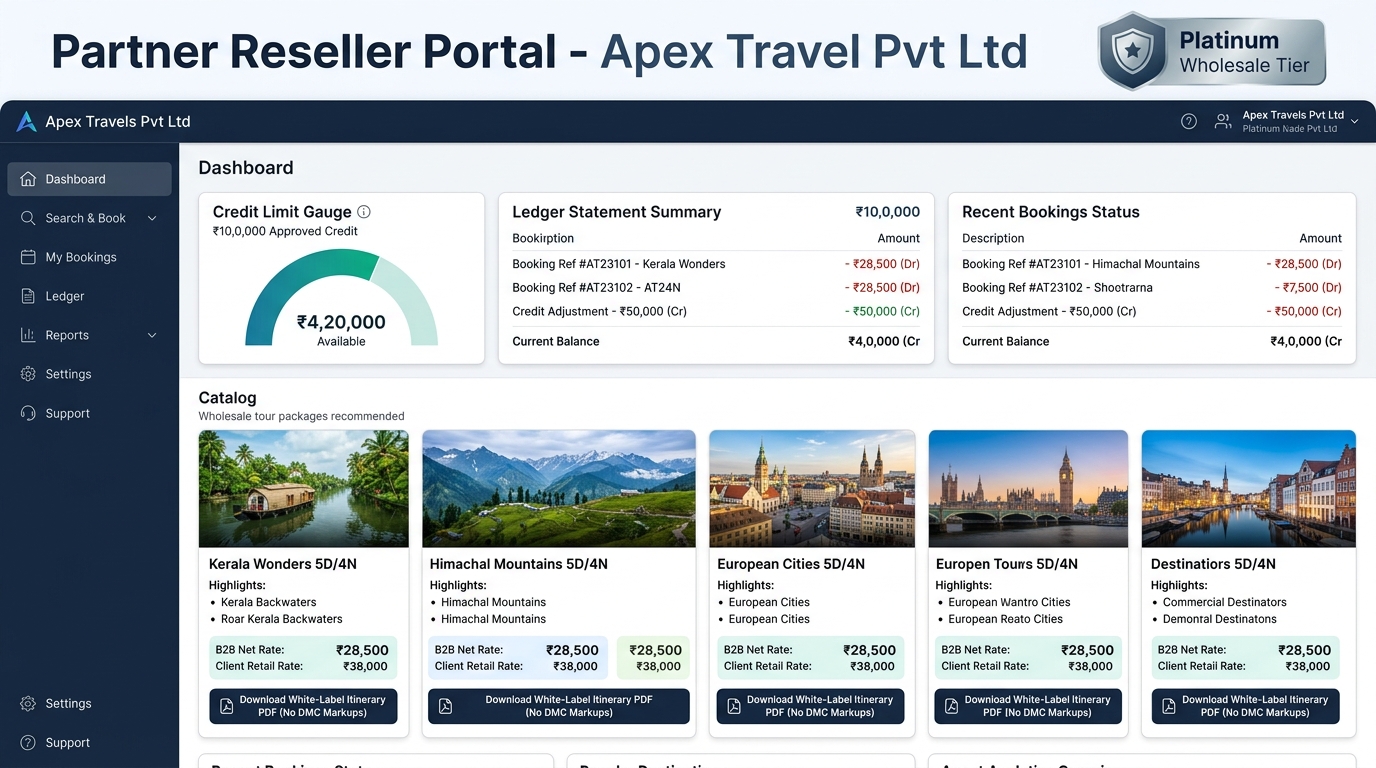 Travel Navigator B2B Agent Wholesale Portal
